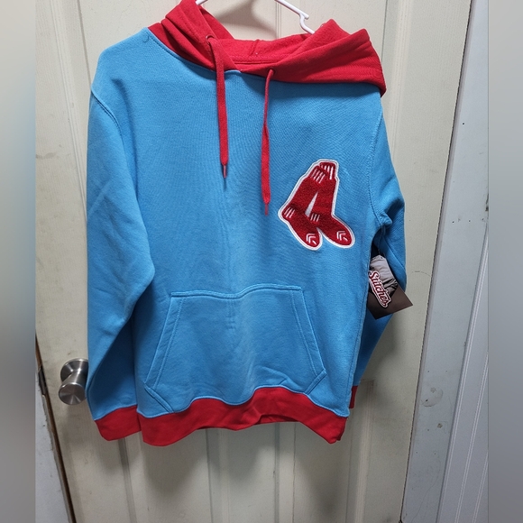 Stitches Boston Red Sox Powder Blue Sweatshirt Mens SMALL - Picture 1 of 6